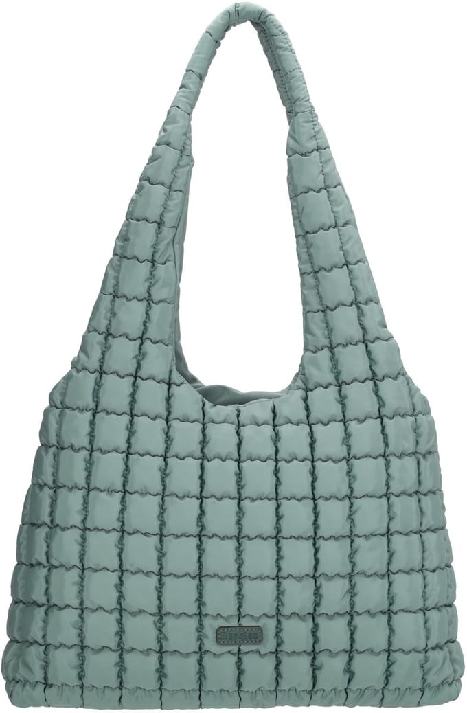 Beagles Valencia Schoudertas - Shopper - Puffy - Nylon - Dames - Blauwgroen