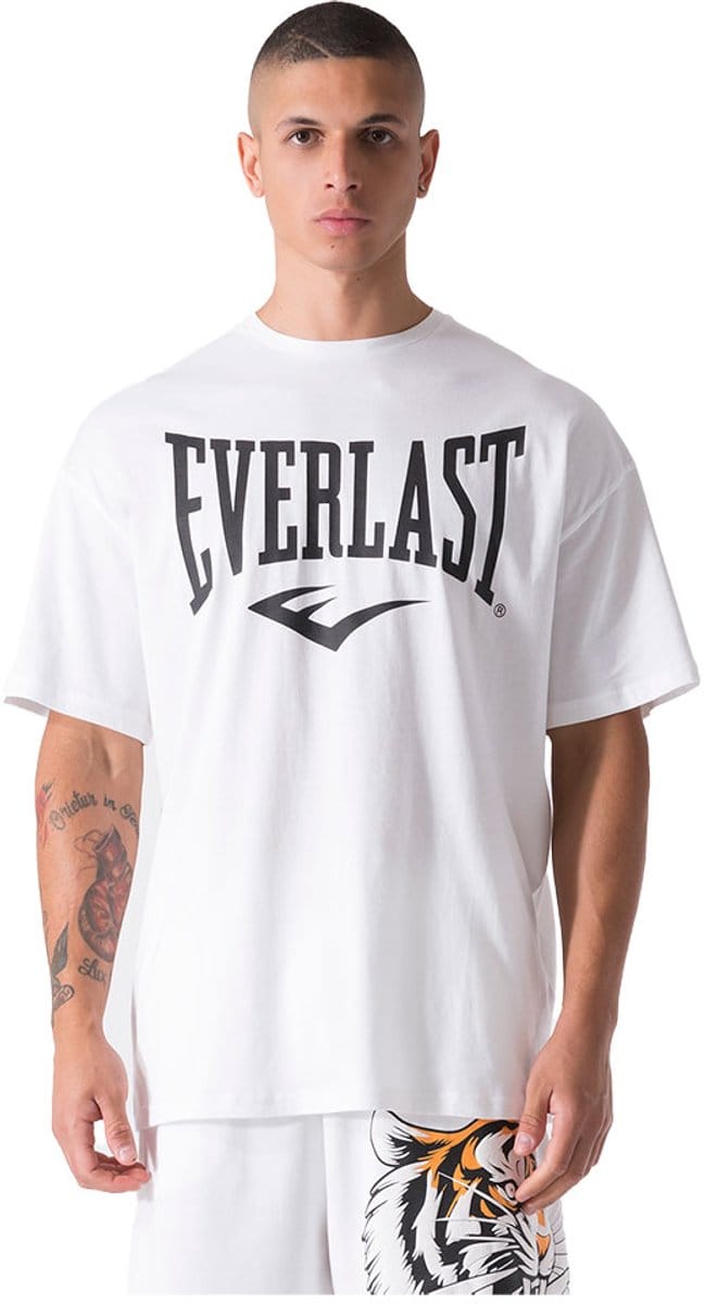 Everlast Tiger T-shirt Met Korte Mouwen Wit M Man