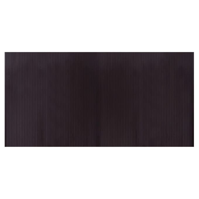 vidaXL - Vloerkleed - rechthoekig - 100x200 - cm - bamboe - donkerbruin