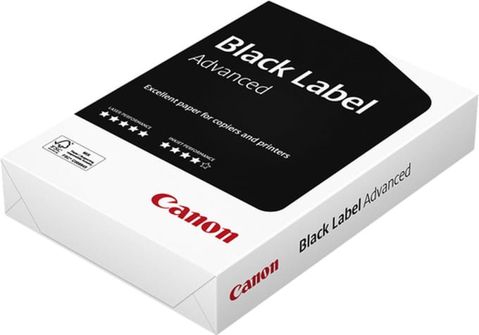 Kopieerpapier black label advanced a4 80gr wit | 5 stuks