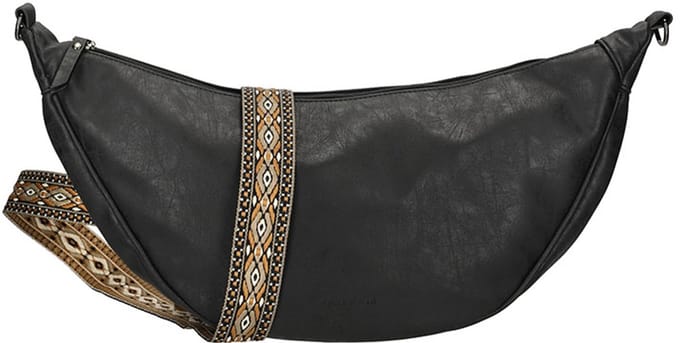 Enrico Benetti Moonbag Schoudertas Indy Zwart