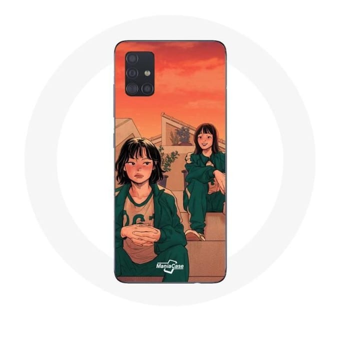 Coque - MANIACASE - Samsung Galaxy A71 - Souple - Squid Game - Protection