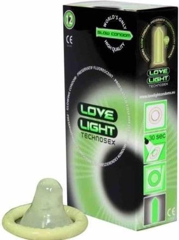 Glow In The Dark - 12 stuks - Condooms