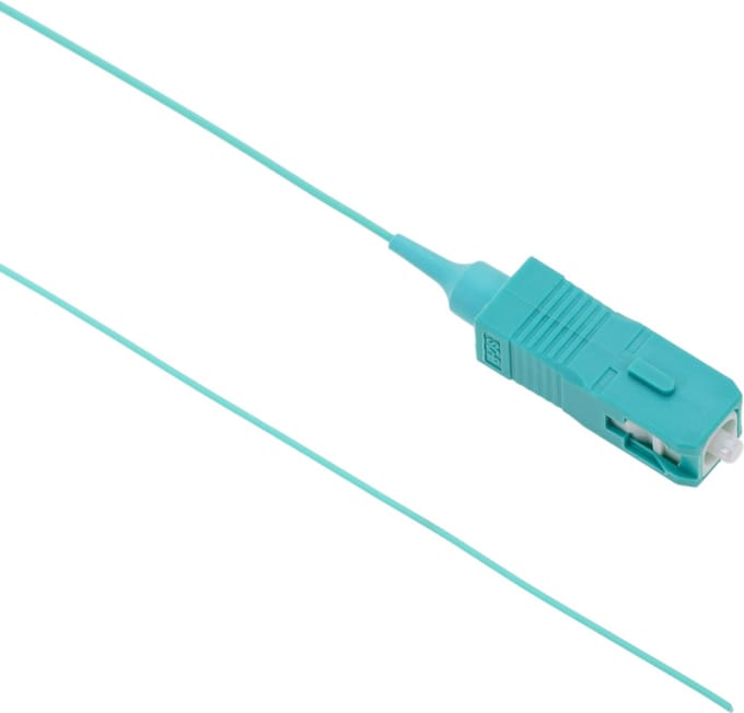 BeMatik - Hoek SC naar PC simplex multimode 50/125 0,9 mm OM3 van 2 m