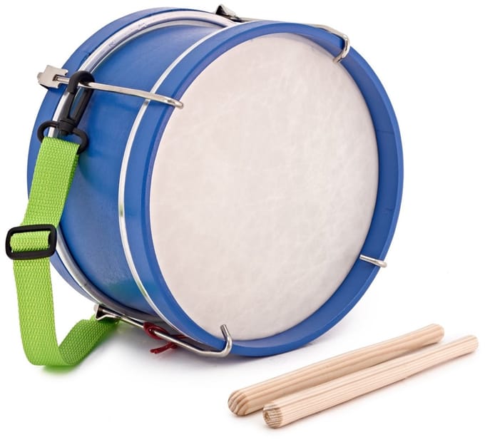 Mini Marching Drum van Gear4music, Blauw