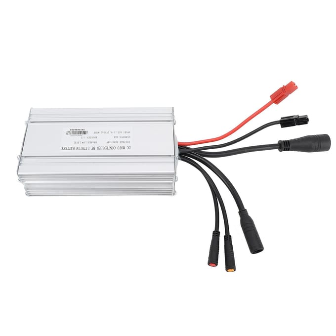 30A Borstelloze Motorcontroller voor 1000W Vermogen Waterdichte Blokgolfcontroller Elektrische Fiets white