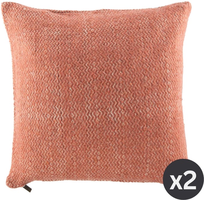 Tiseco - Kussen ARTEM (gevuld) - SET/2 - 45x45 cm, rood