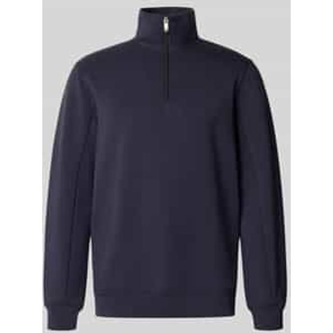 Sweatshirt met opstaande kraag, model 'kade'