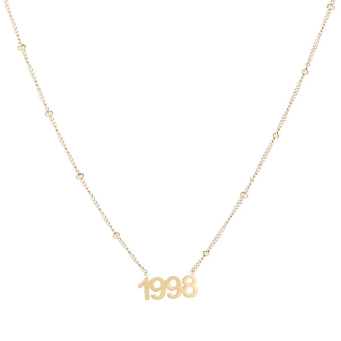 Ketting-Jaartal-1998-Goud