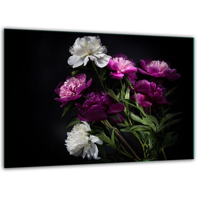 TMK ArtDeko - Snijplank - Gehard Glas - 30x22cm - Bloemen