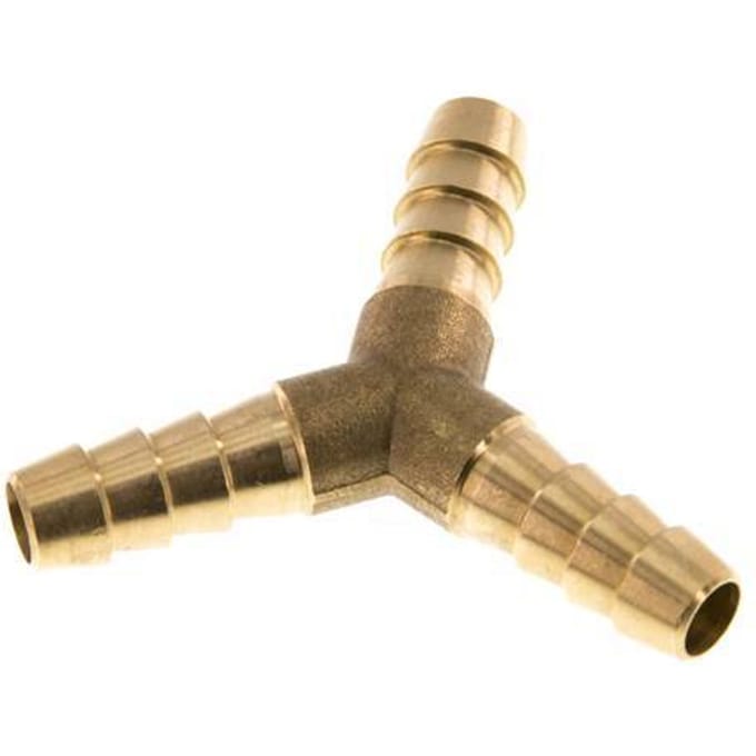8 mm Messing Y-Slangkoppeling [2 Stuks]