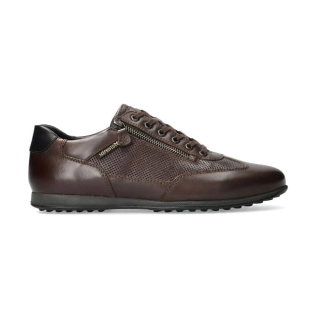 Mephisto Leon - heren sneaker - Bruin - maat 40.5 (EU) 7 (UK)