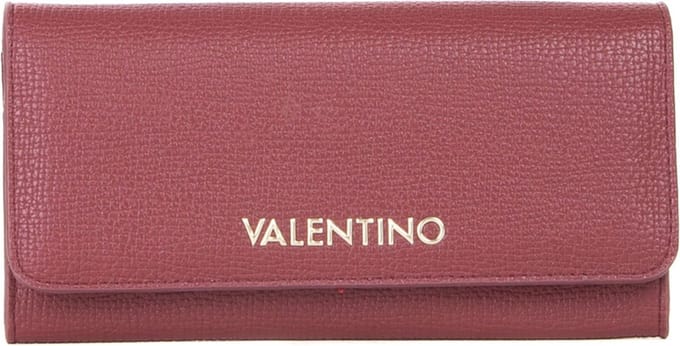 VALENTINO Portemonnee Stereo Re Wallet Rosso Scuro Donkerrood