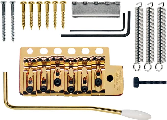 Gotoh VSVG-GG Tremolo - Gold Wilkinson Type met 6 Pivotpunten