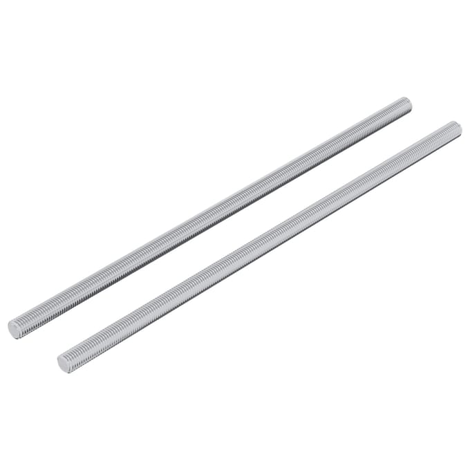 vidaXL Draad Stang 2 pcs Zilver 6 x 170 mm Staal