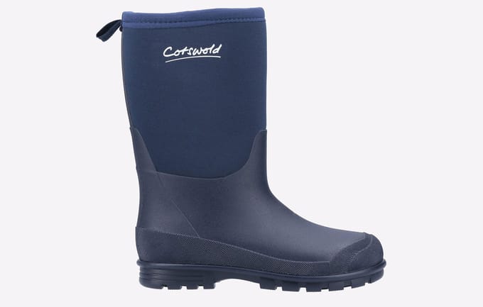 Cotswold Hilly Neoprene Tpr+neopreen Kinderen Marineblauwe Regenlaarzen