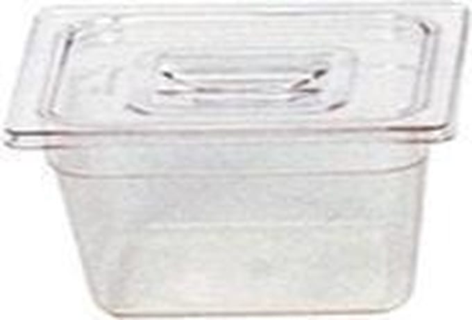 Rubbermaid 111P Rechthoekig Pan 2,4 l Transparant 6 stuk(s)