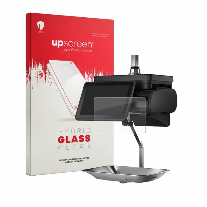 upscreen - Screenprotector voor Bizerba Q1 expert 400 12.1" - Folie Beschermfolie Beschermglas transparant