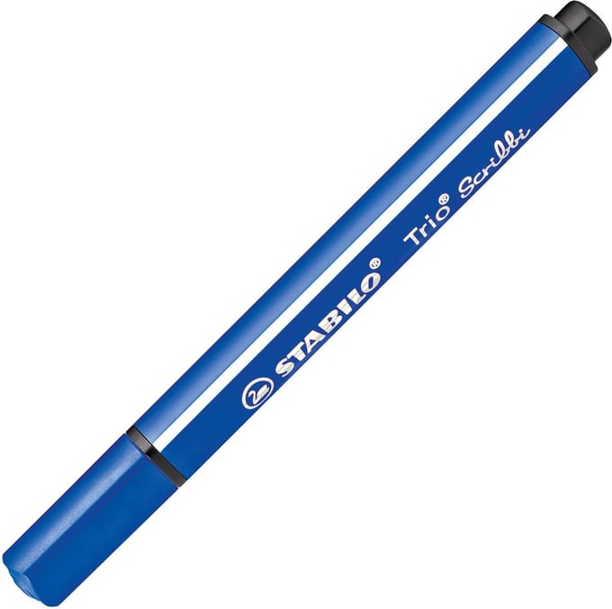 STABILO Trio Scribbi Viltstift Blauw - per stuk