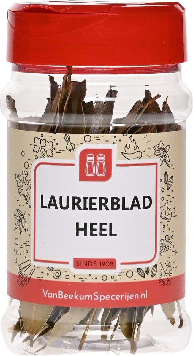 Van Beekum Specerijen - Laurierblad Heel - Pot 10 Gram