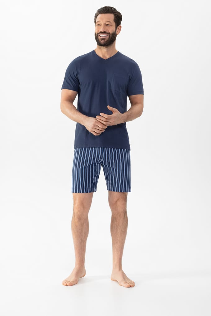 Pyjama Serie Straight Yacht Blue