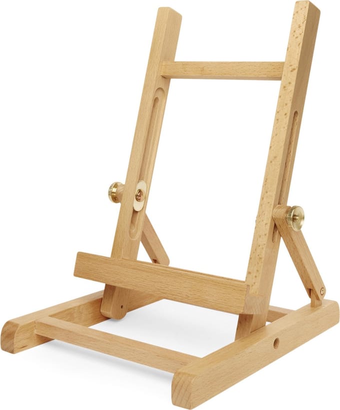 Kikkerland Tablethouder - Tabletstandaard - Eenvoudige opslag - Houten ontwerp - Elk formaat - Moederdag cadeau