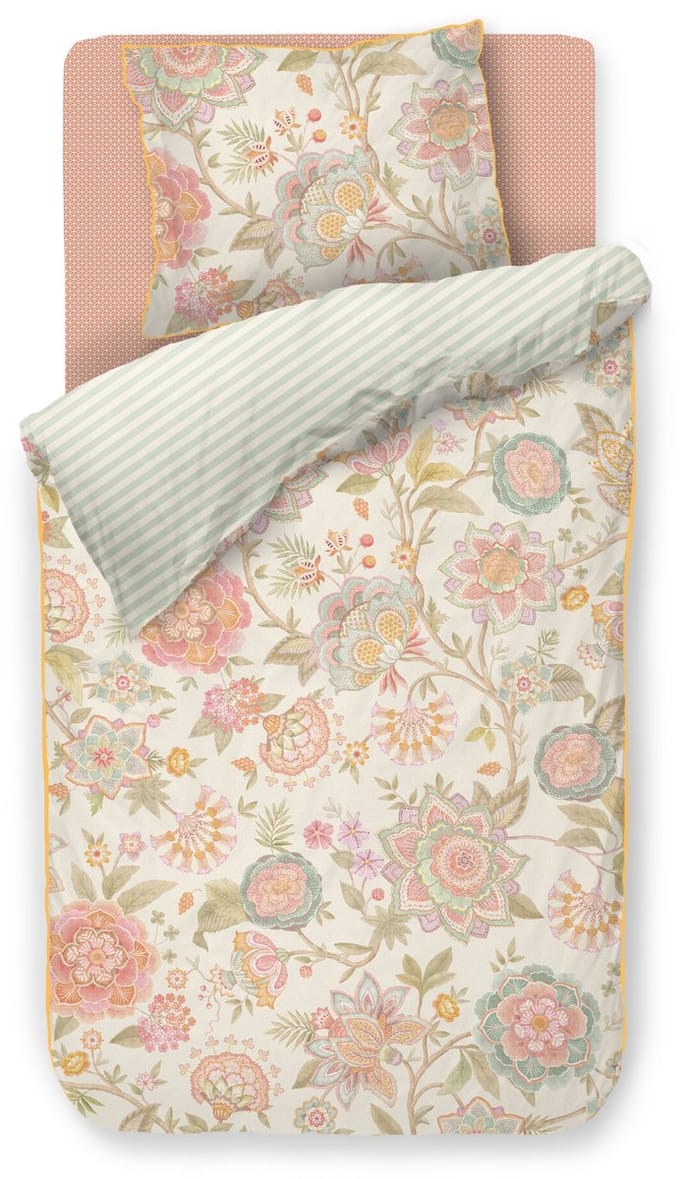 Pip Studio Bombay Bold kussensloop - Gebroken wit - 60 x 70 cm