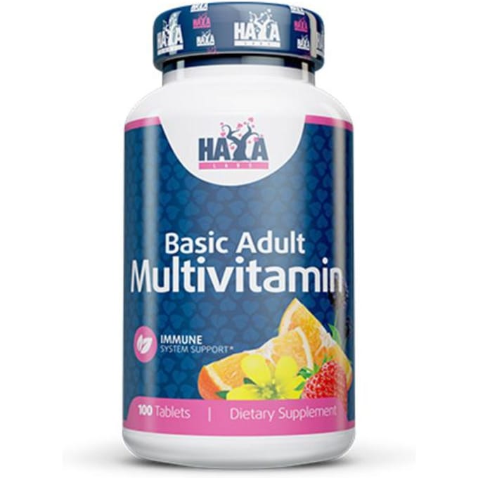 Haya Labs Basis multivitamine voor volwassenen - 100 tabbladen 1 unit