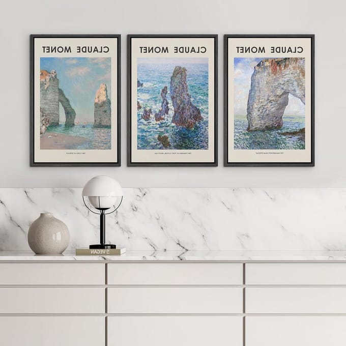 Canvas Muurkunst Set - Schilderij Set - Woonkamer Decoratie - 3 Stuks Set - 16x24x3 Panelen - Multicolor