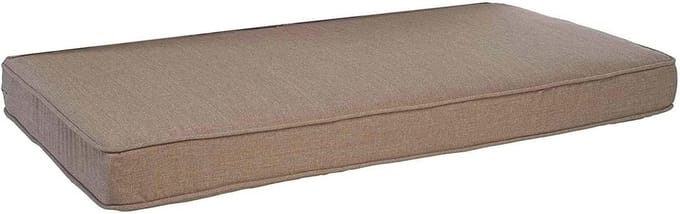 Bank Kussen - Zitkussen - Buiten Ontspannen - Waterdicht Polyester - 102x36x5 cm - Bruin