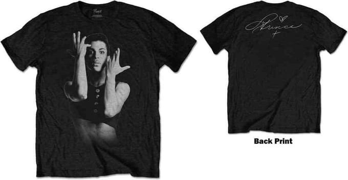 Prince - Parade Signature Heren Tshirt - L - Zwart
