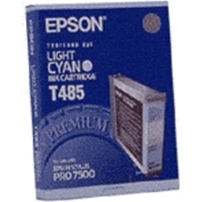 Epson T485 inktcartridge licht cyaan (origineel)