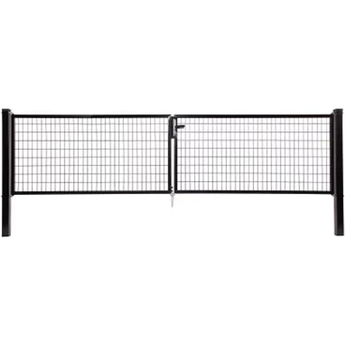 Giardino Dubbele Poort Napoli H 150 X 2 X L 150cm Zwart