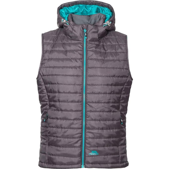 Trespass - Dames Aretha Casual Bodywarmer (Grijs)