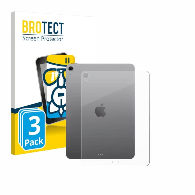 Screenprotector 3 Stuks voor Apple iPad Air 11" M4 2026 (Achterkant) Beschermglas transparant
