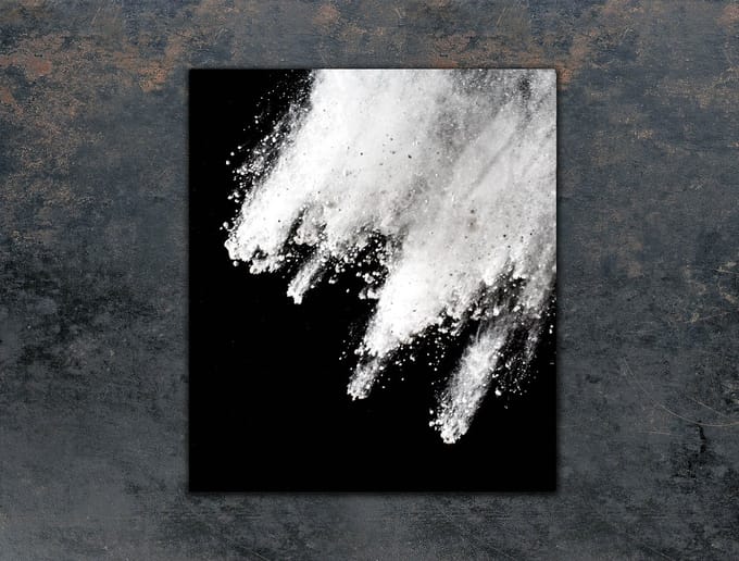 TMK ArtDeko - Snijplank Glas - 45x52 cm - Wybuch - Multikleuren