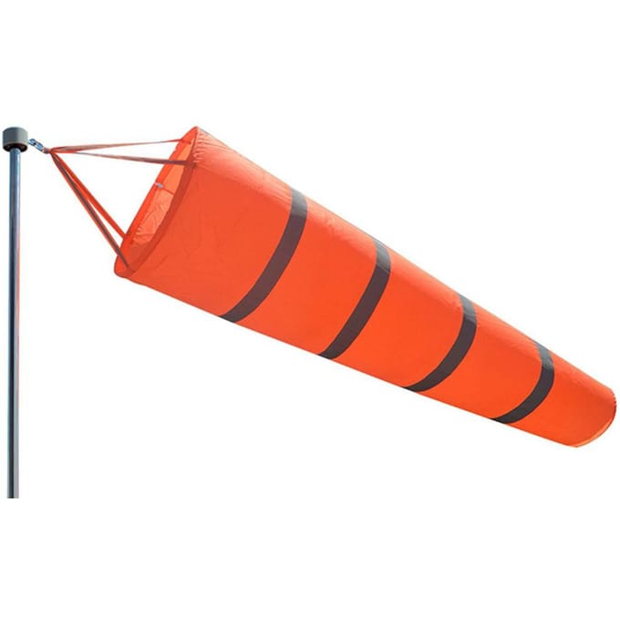 Windzak met Reflecterende Stroken Buiten Windmeetzak Oxford Doek Windzak red