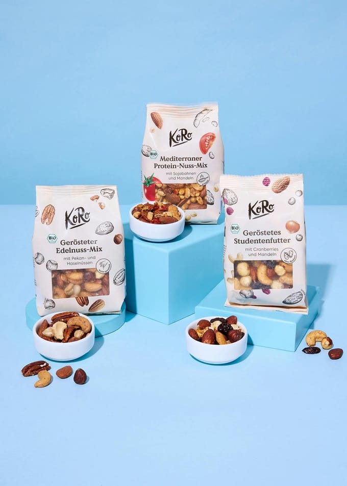 KoRo | Bio notenmix trio | 3 x 160 g