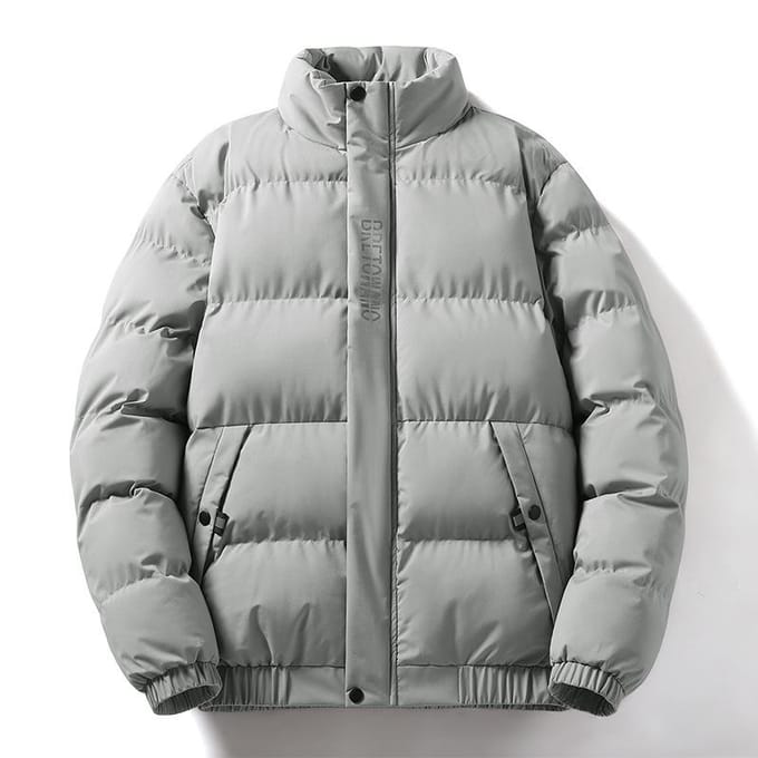 Gewatteerd Heren Winter Gewatteerd Jack Verdikt Jongens Brood Gewatteerd Jack 5XL zwart