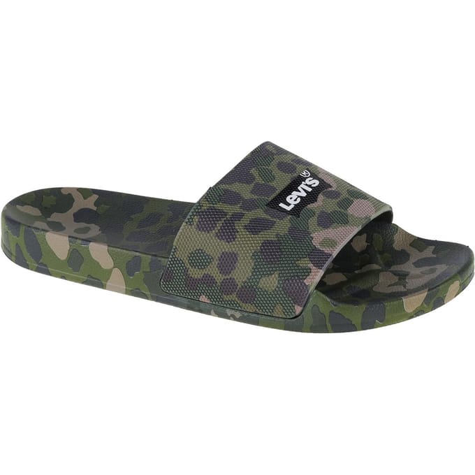 Levi's June Stamp 234217-753-92, Mannen, Groen, Slippers, maat: 42
