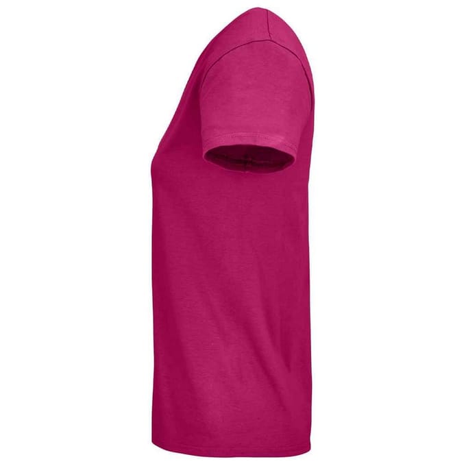 SOLS Dames/Dames Pioneer Organic T-shirt (Fuchsia)