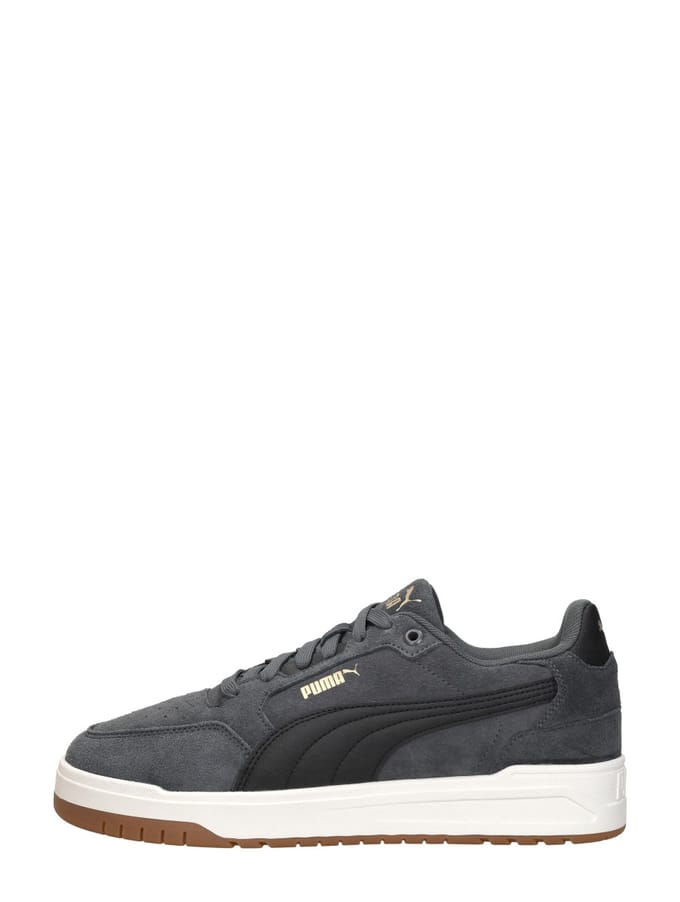 PUMA Shuffle Downtown SD Unisex Sneakers - Dusky Gray-PUMA Black-PUMA Gold
