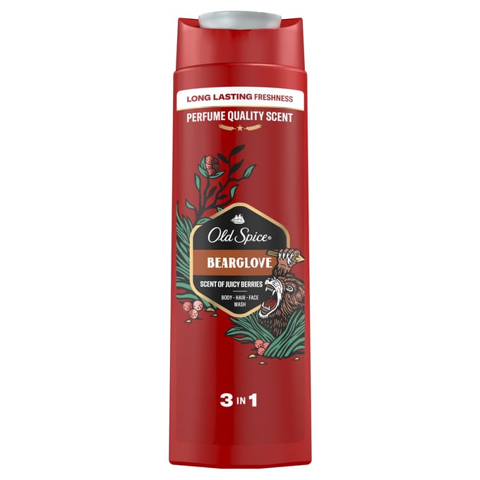 Old Spice Bearglove gel douche et shampoing 400 ml