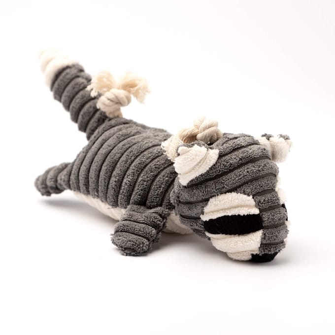 RUS - hondenspeeltje - 20 cm - wasbeer - antraciet