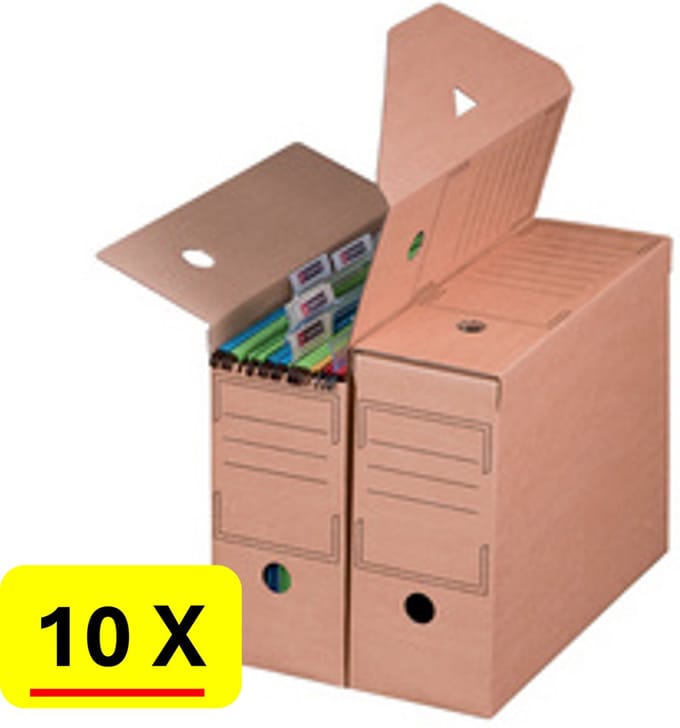 10 x SMARTBOXPRO hangmappenarchief - (B) 16cm - 34x28.5cm