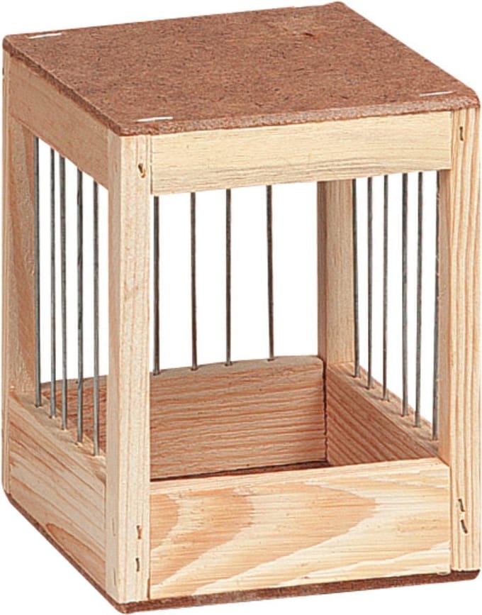 Flamingo Vogelaccessoire Nestkastje - Bruin - 12 x 12x 13.5 cm