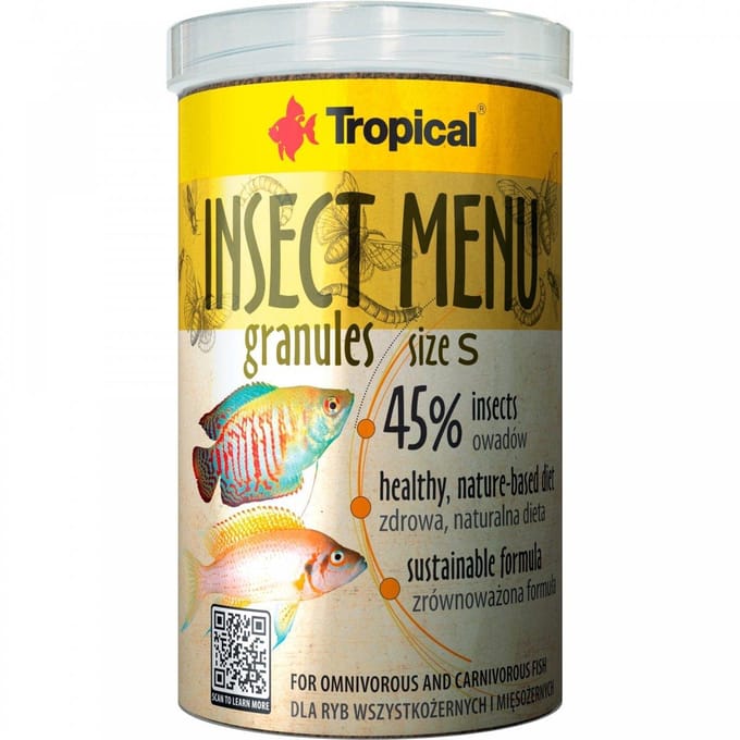 Tropical Insect Menu Granules Size S 100 ml.