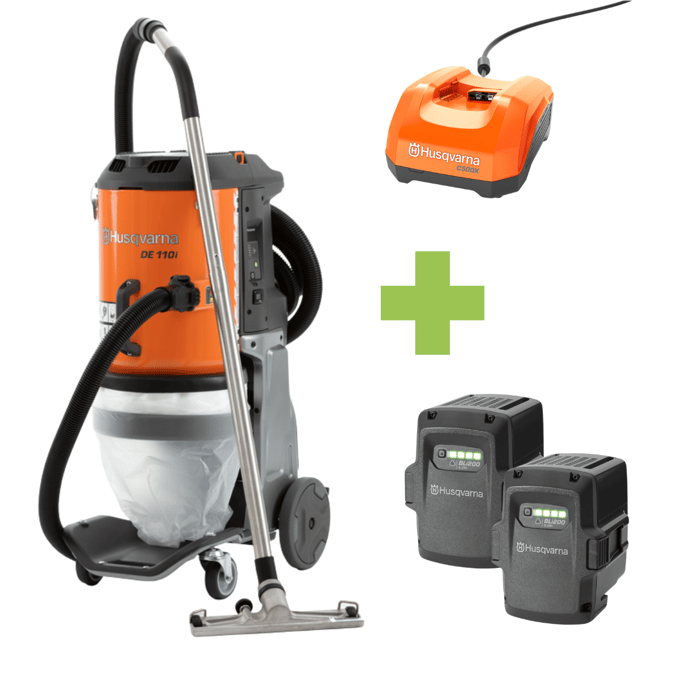 Husqvarna de 110i accu stofzuiger actie!