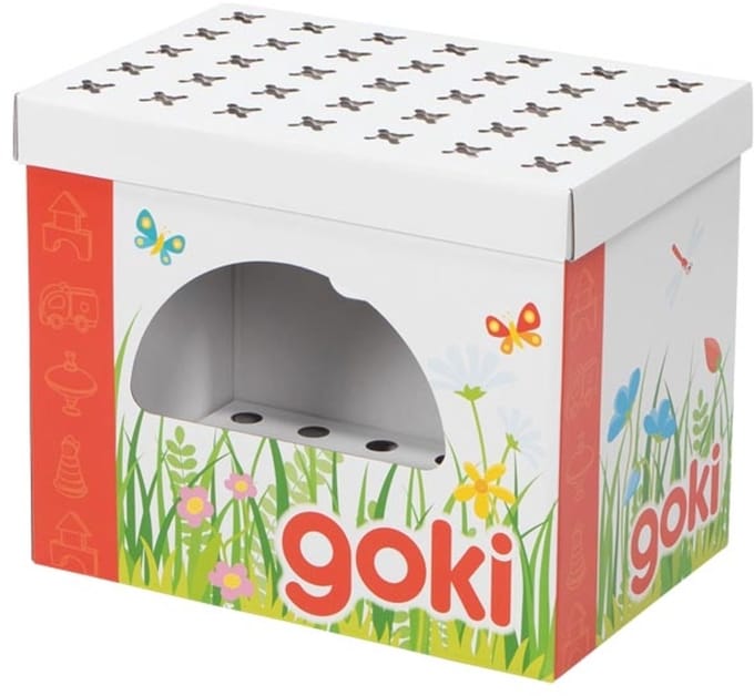 Goki kartonnen display tuin speelgoed displaystandaard voor winkel.