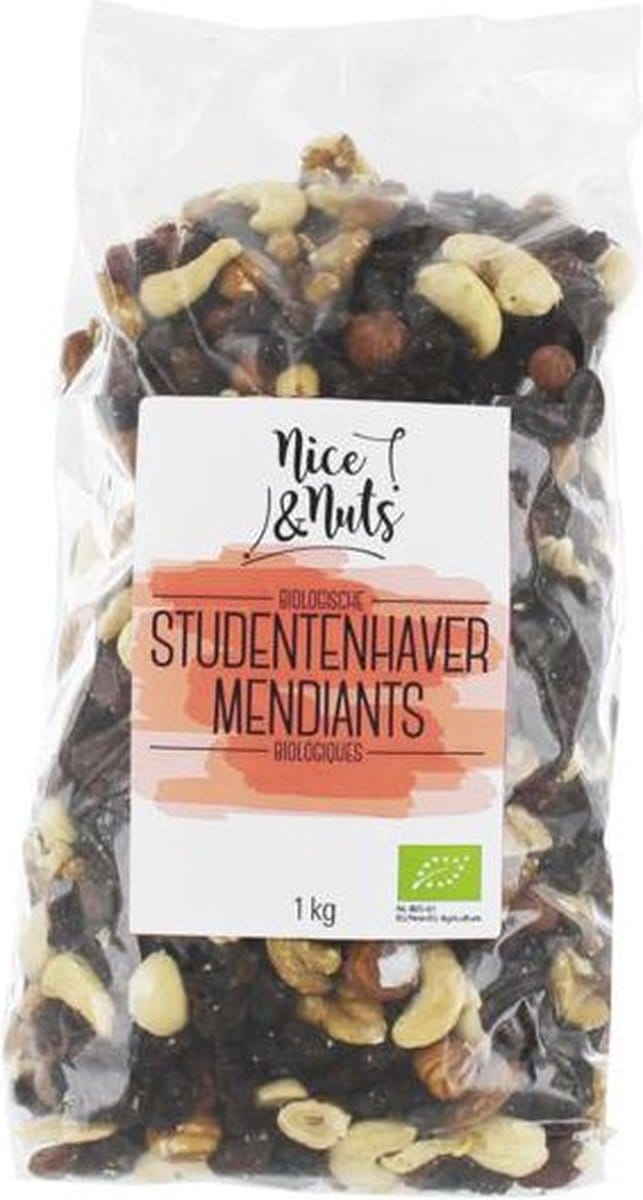Nice & Nuts Studentenhaver bio 1 Kilogram